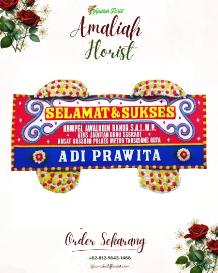 Papan Bunga Ucapan Selamat Gogorante
